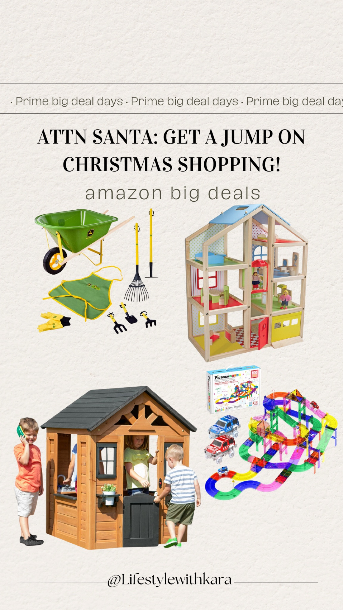 Prime Deal days! Calling all Santas…and Mrs. Claus 😆 one of the best things to shop during Prime Days is gifts for the upcoming holidays - your future self will thank you for being so on top of it 🎄🥲

#LTKxPrimeDay #LTKKids #LTKGiftGuide