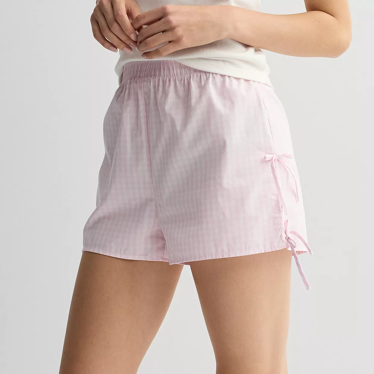 Juniors' Threads of Luxx Side Tie Shorts | Kohl's