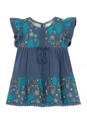 Peek Baby Girls Spring Print Dress | Belk