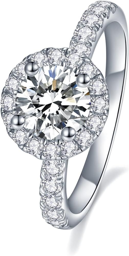 IMOLOVE Pear Shaped Engagement Ring, Moissanite Rings for Women, Promise Rings for Her 2CT D Colo... | Amazon (US)