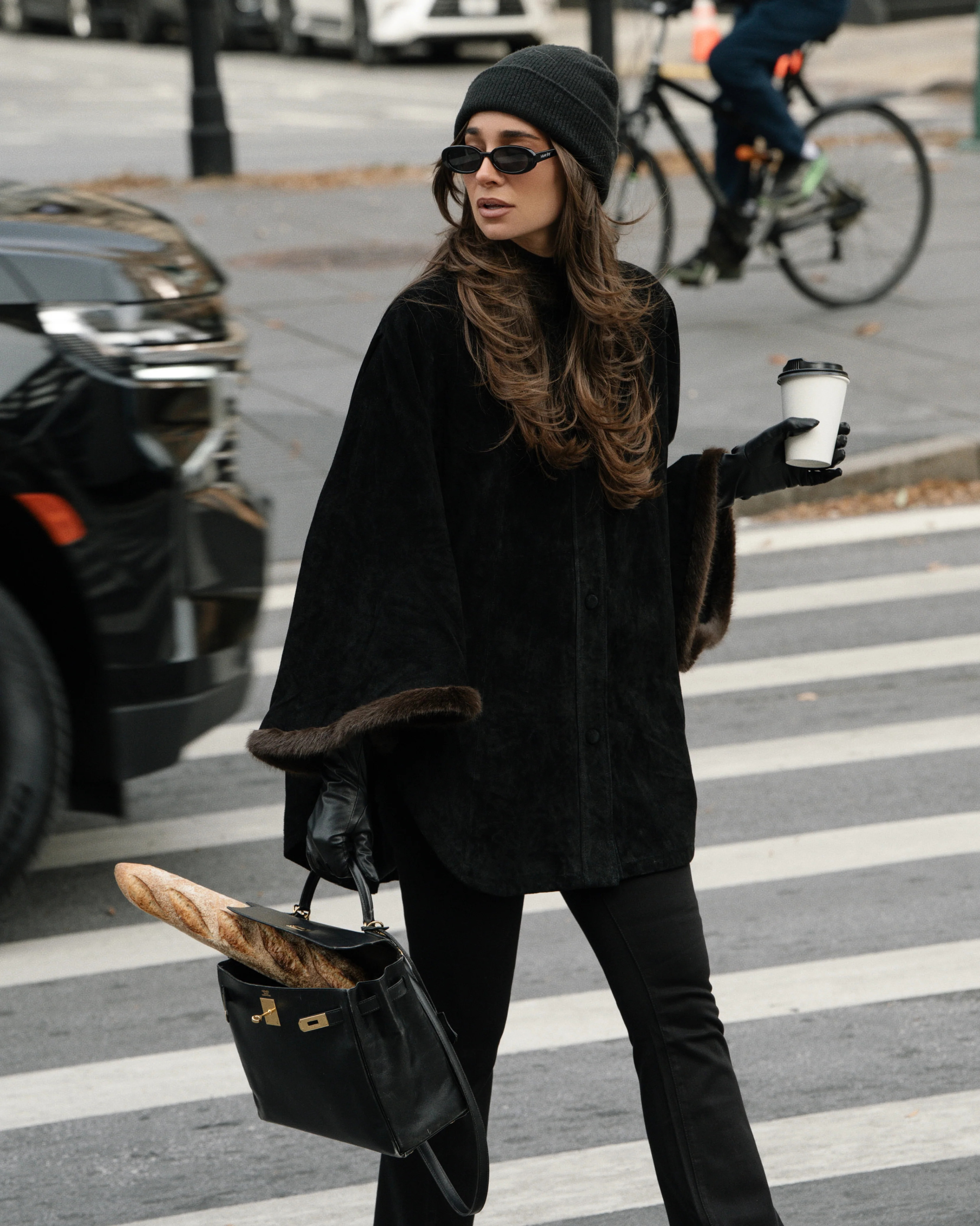 Premium Suede Poncho | We Wore What