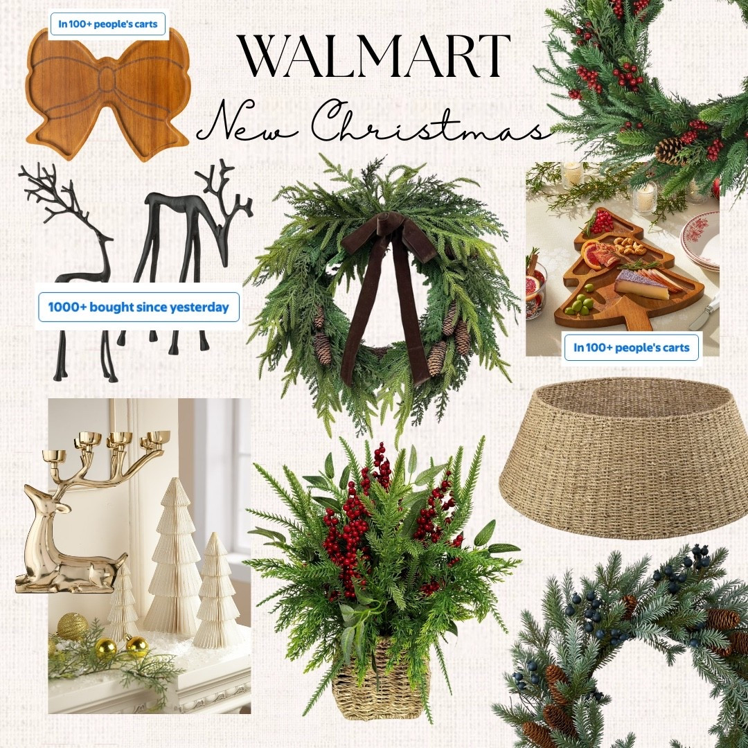 A sneak peak at @walmart’s new Christmas 2025 🤎

#LTKHome