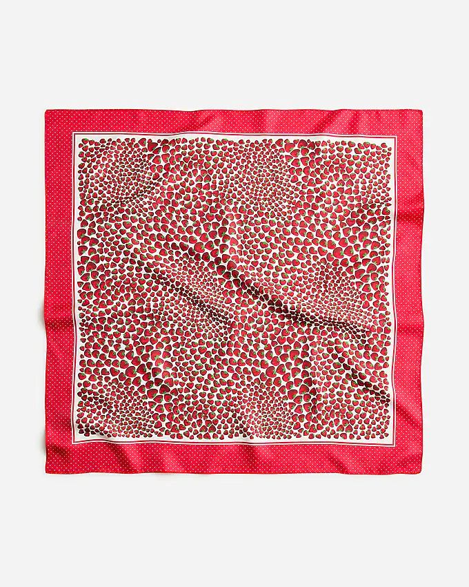 Oversized silk bandana | J.Crew US