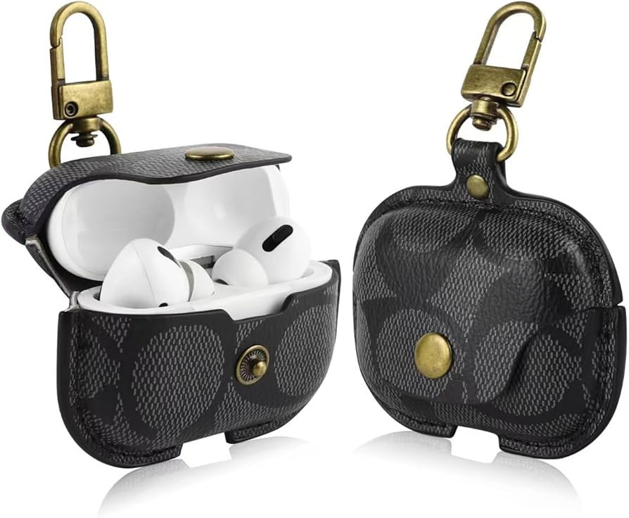 for AirPods 4 Case, Compatible with AirPods 4th Generation Case, Leather Full Body Shockproof Pro... | Amazon (US)