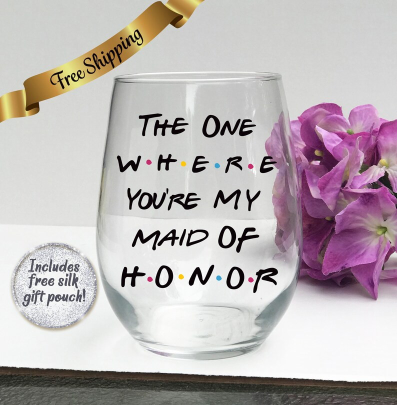 The One Where You're My Maid of Honor/maid of Honor Gift | Etsy | Etsy (US)