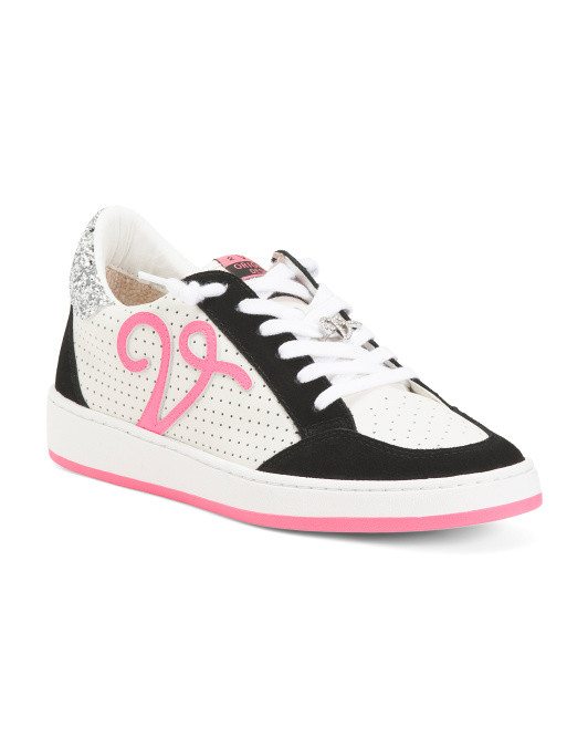 Davante Leather Sneakers | TJ Maxx