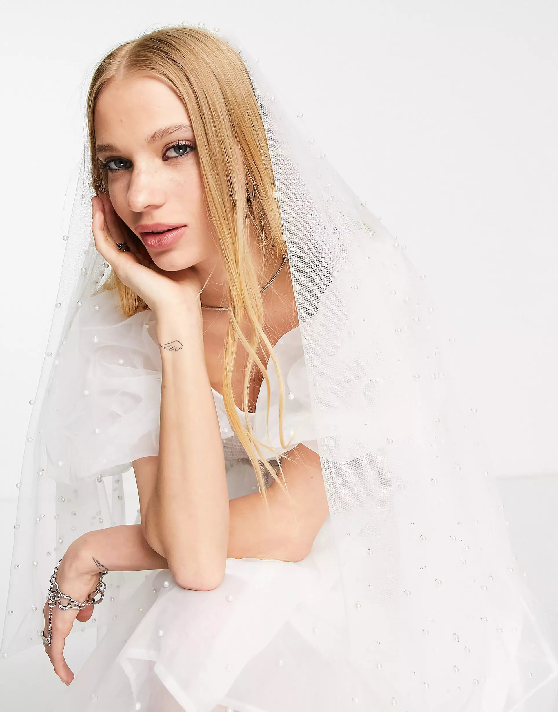 Sister Jane Bridal Dream veil with pearl embellishment | ASOS (Global)