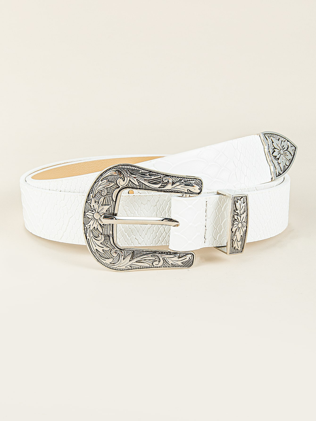 Simple Western Buckle Belt | SHEIN