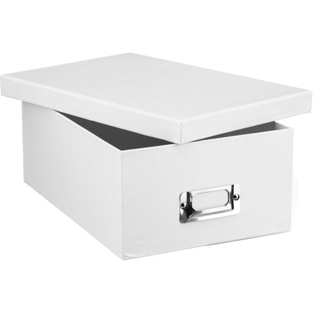 Photo Storage Box White B-1C - Walmart.com | Walmart (US)