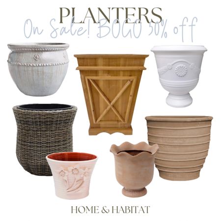 Planters for your porch and patio are all buy one get one 50% off 🪴

#LTKGiftGuide #LTKhome #LTKSeasonal