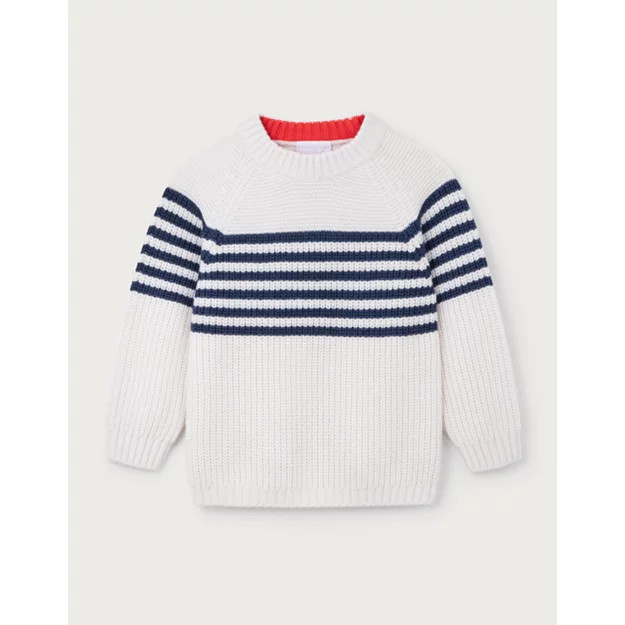 Breton Jumper — with Cashmere (0–4yrs) | Baby & Toddler Knitwear & ... | The White Company UK & ROW