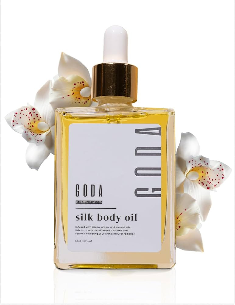 GODA Silk Body Oil Women - Firming Anti Aging Moisturizing Formula, Crepey Skin Hydrating After S... | Amazon (US)