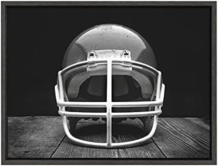 DesignOvation Sylvie Vintage Football Helmet Framed Canvas Wall Art by Shawn St. Peter, 18x24 Gra... | Amazon (US)