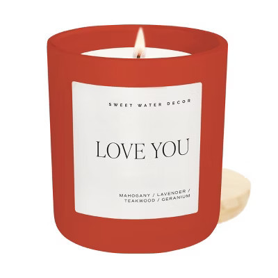 Love You 15 oz Soy Candle - Sweet Water Decor | Target