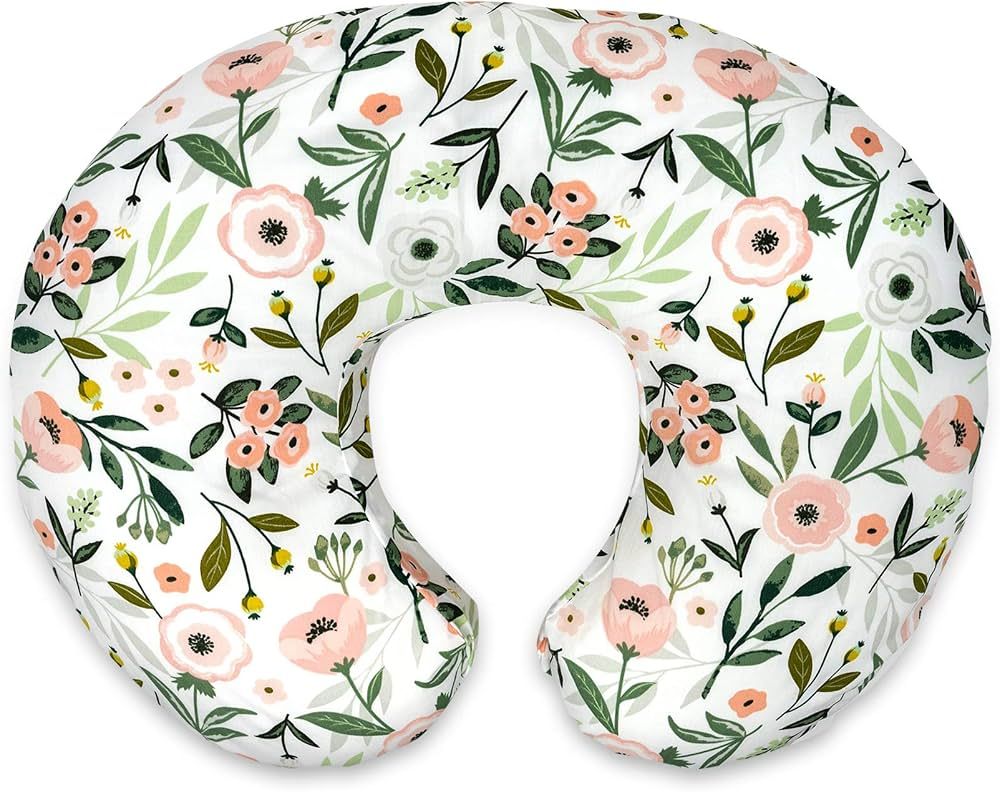 Boppy Nursing Pillow and Positioner—Original | Pink Garden Flowers | Breastfeeding, Bottle Feed... | Amazon (US)