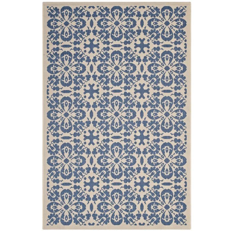 Ariana Vintage Floral Trellis Indoor and Outdoor Area Rug by Modway | Wayfair North America