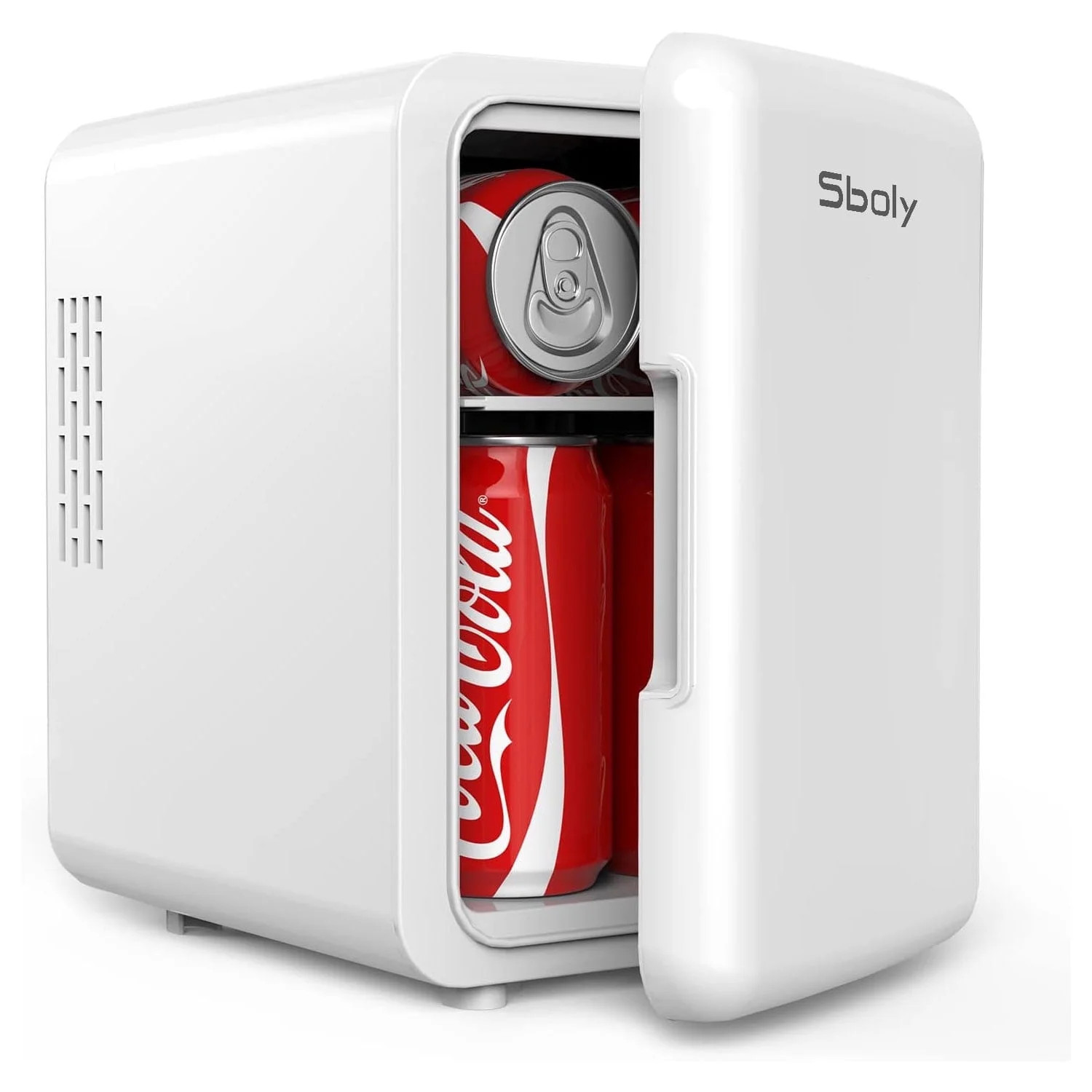 Sboly Mini Fridge Tiny Skincare Refrigerators, 4L Portable Dorm Refrigerator, 6 Can Portable Cool... | Walmart (US)