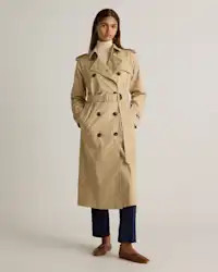 Comfort Stretch Long Trench Coat | Quince