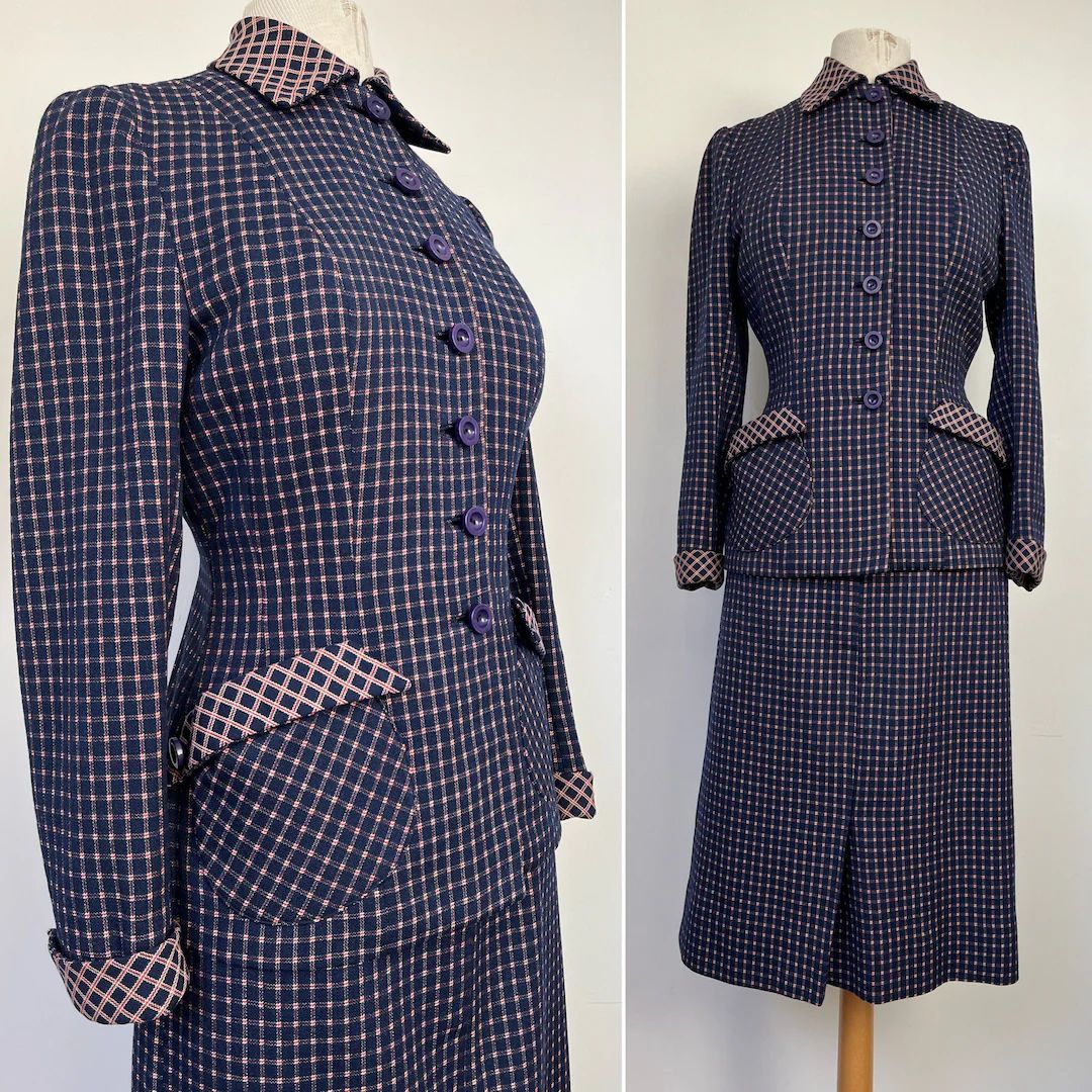 Pristine 1950s ARELENE NORMAN Wool Skirt Suit, 1950s Hour Glass Skirt Suit, 1950s Skirt Suit, 195... | Etsy (US)