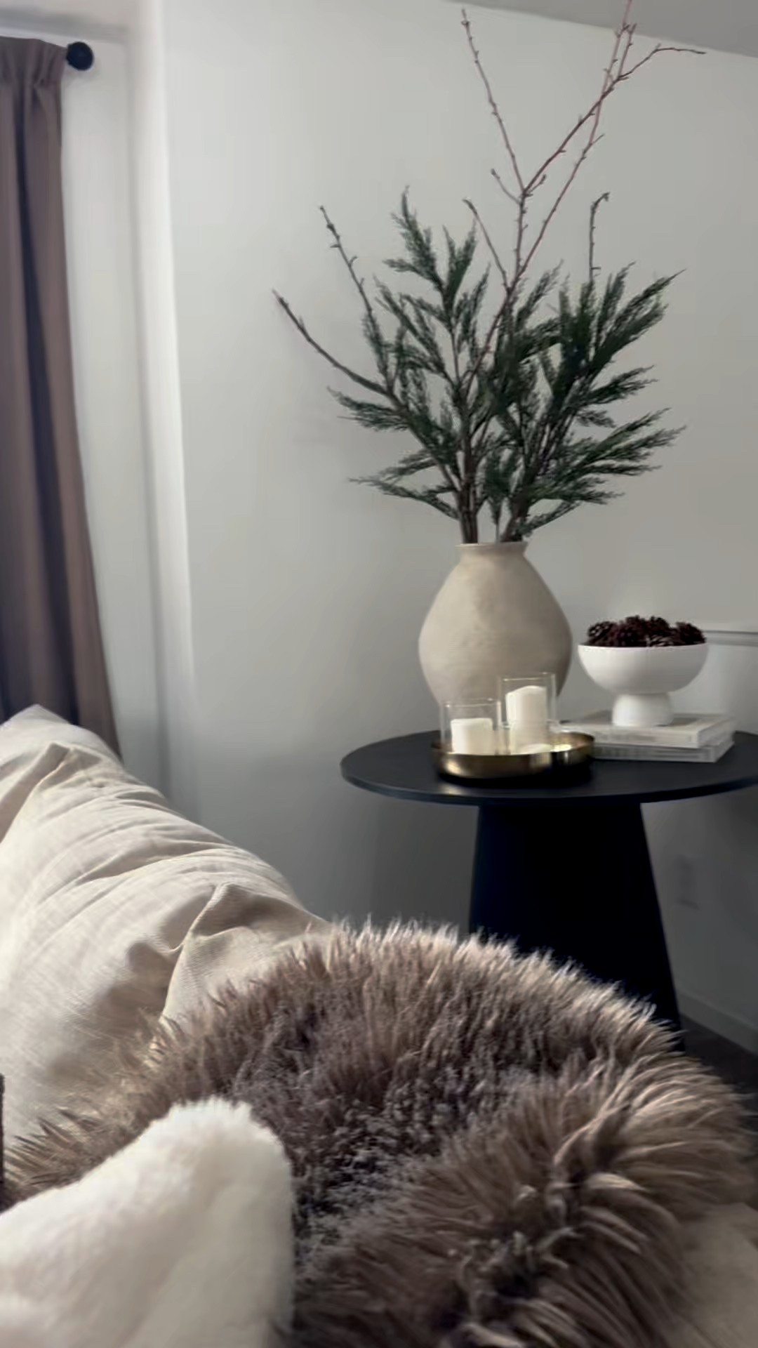 when all the real oversized branches get to have their moment.  Transitioning from holiday to cozy winter. 

#LTKSeasonal #LTKHome