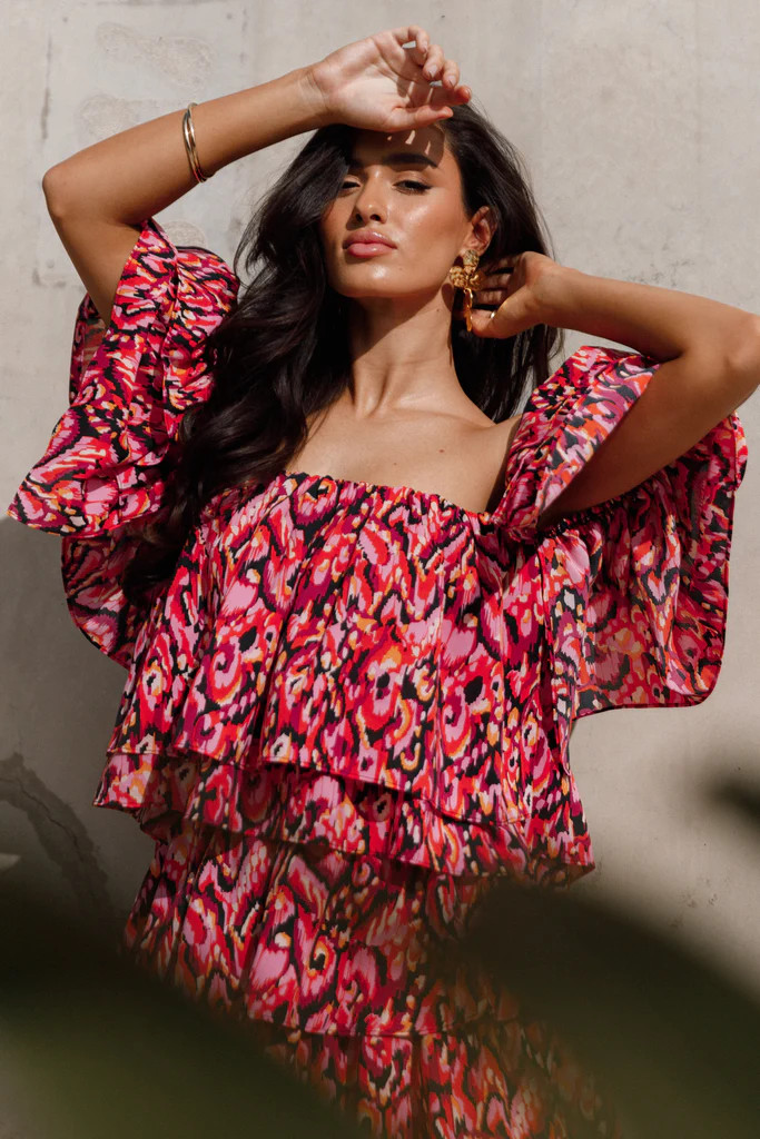 Sofia Off Shoulder Top - Multi | Petal & Pup (US)