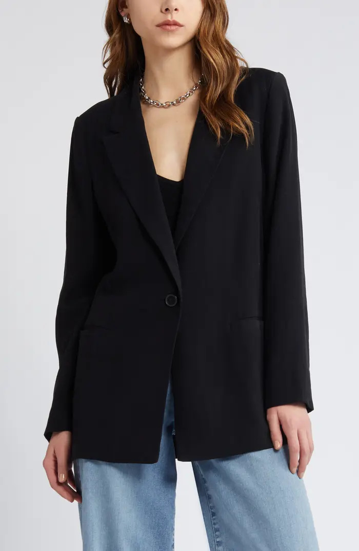 Open Edit Relaxed Fit Blazer | Nordstrom | Nordstrom