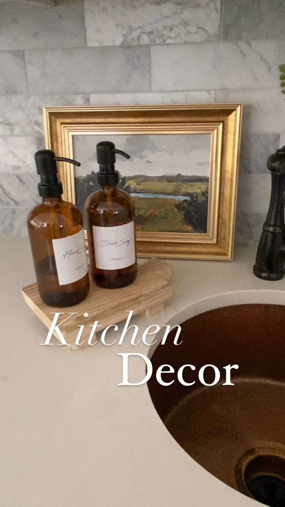Kitchen decor, Amazon soap dispenser, kitchen inspo, kitchen countertop decor 

#LTKStyleTip #LTKHome #LTKVideo