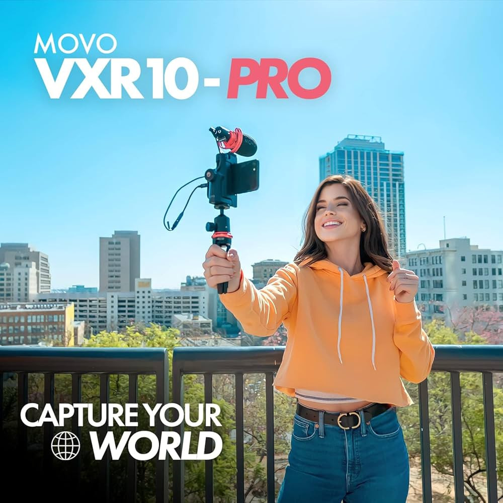 Movo VXR10-PRO External Video Microphone for Camera with Rycote Lyre Shock Mount - Battery-Free ,... | Amazon (US)
