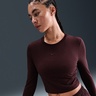 Nike Sportswear Chill KnitWomen's Slim Long-Sleeve Cropped Top | Nike (US)