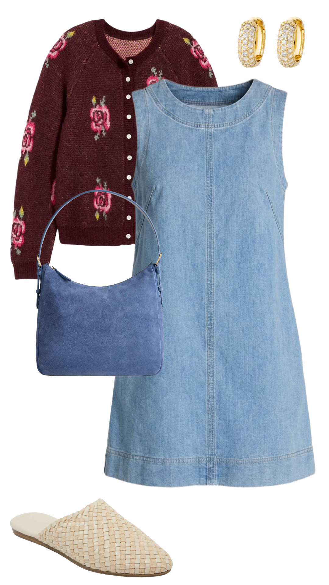 Denim dresses are perfect to accessorize! Snag this outfit for you next lunch date!

#LTKootd #LTKmomlife #LTKgrwm