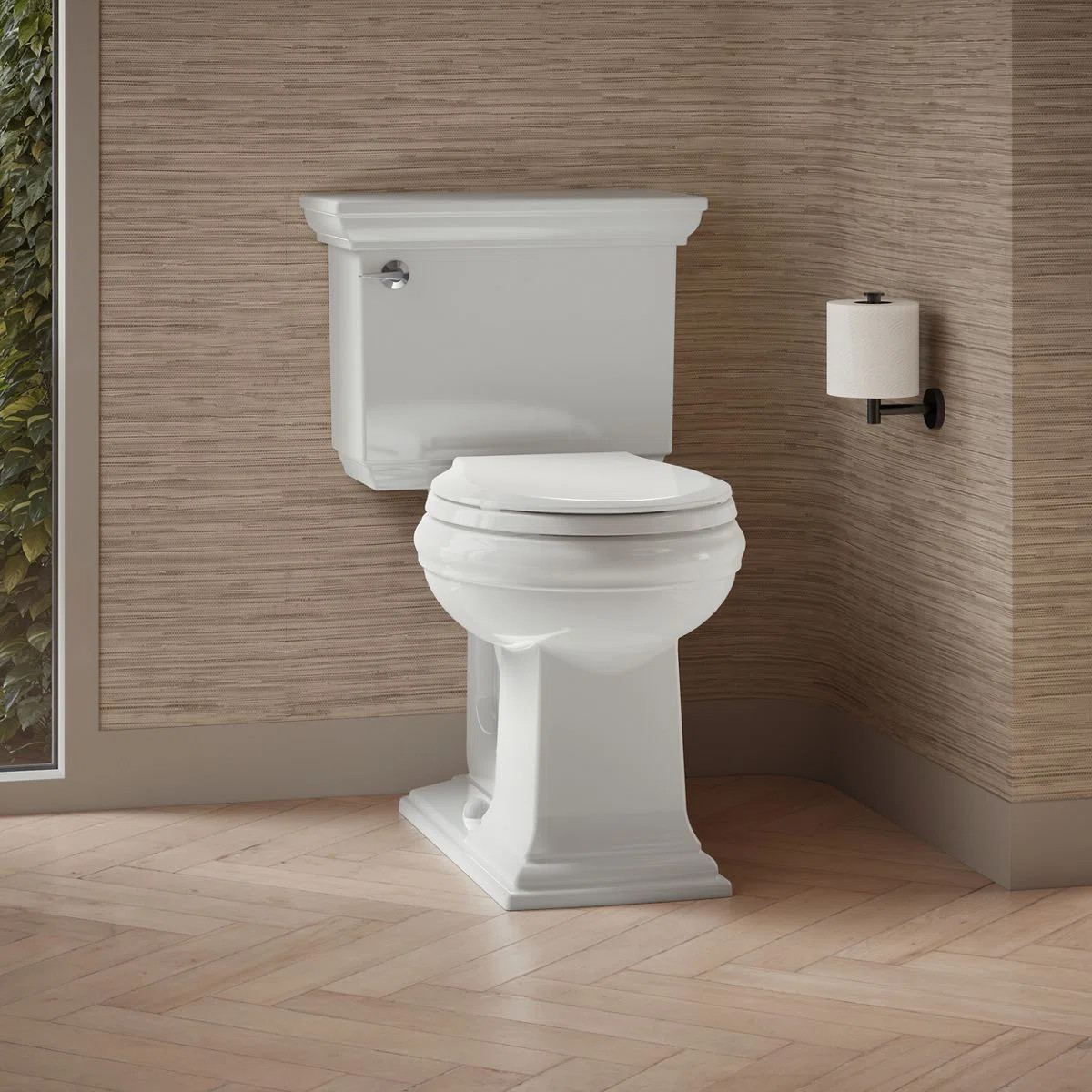 Memoirs Stately 1.28 GPF (Water Efficient) Round Two-Piece Toilet K-33815-0 | Wayfair North America