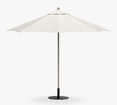 9' Round Outdoor Patio Umbrella – Eucalyptus Tilt Frame​ | Pottery Barn (US)