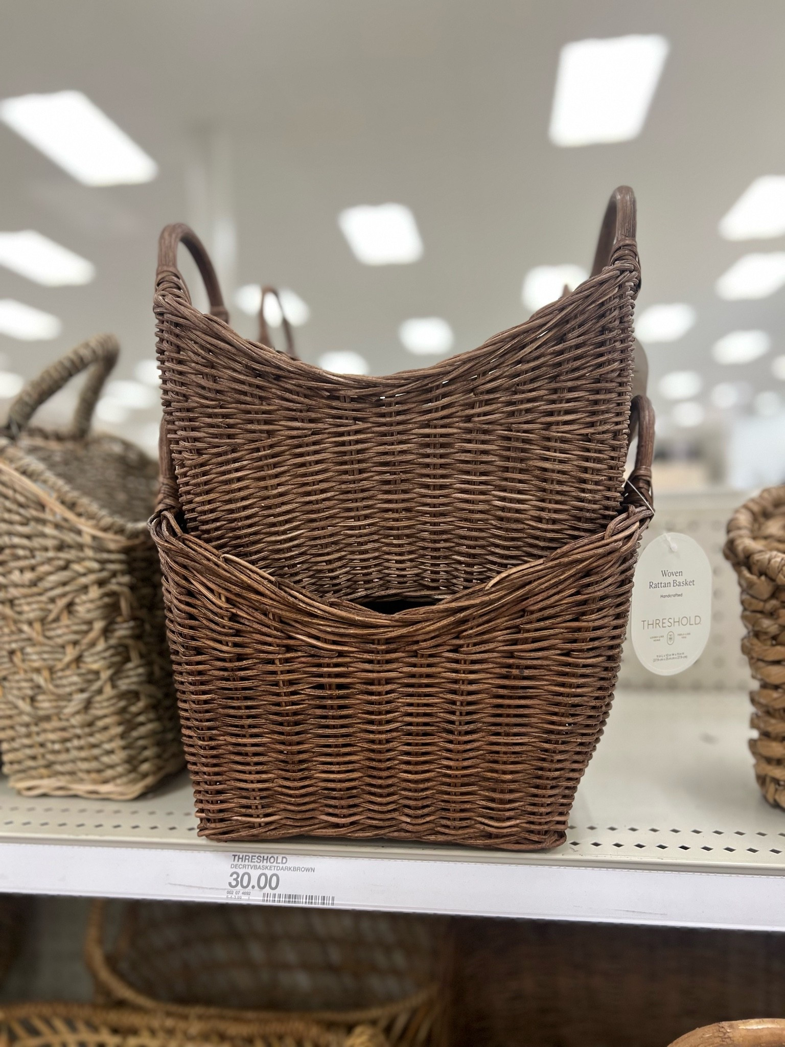 New storage baskets! Two sizes! The small one is on sale! 

Target finds, Target deals

#LTKHome #LTKSaleAlert