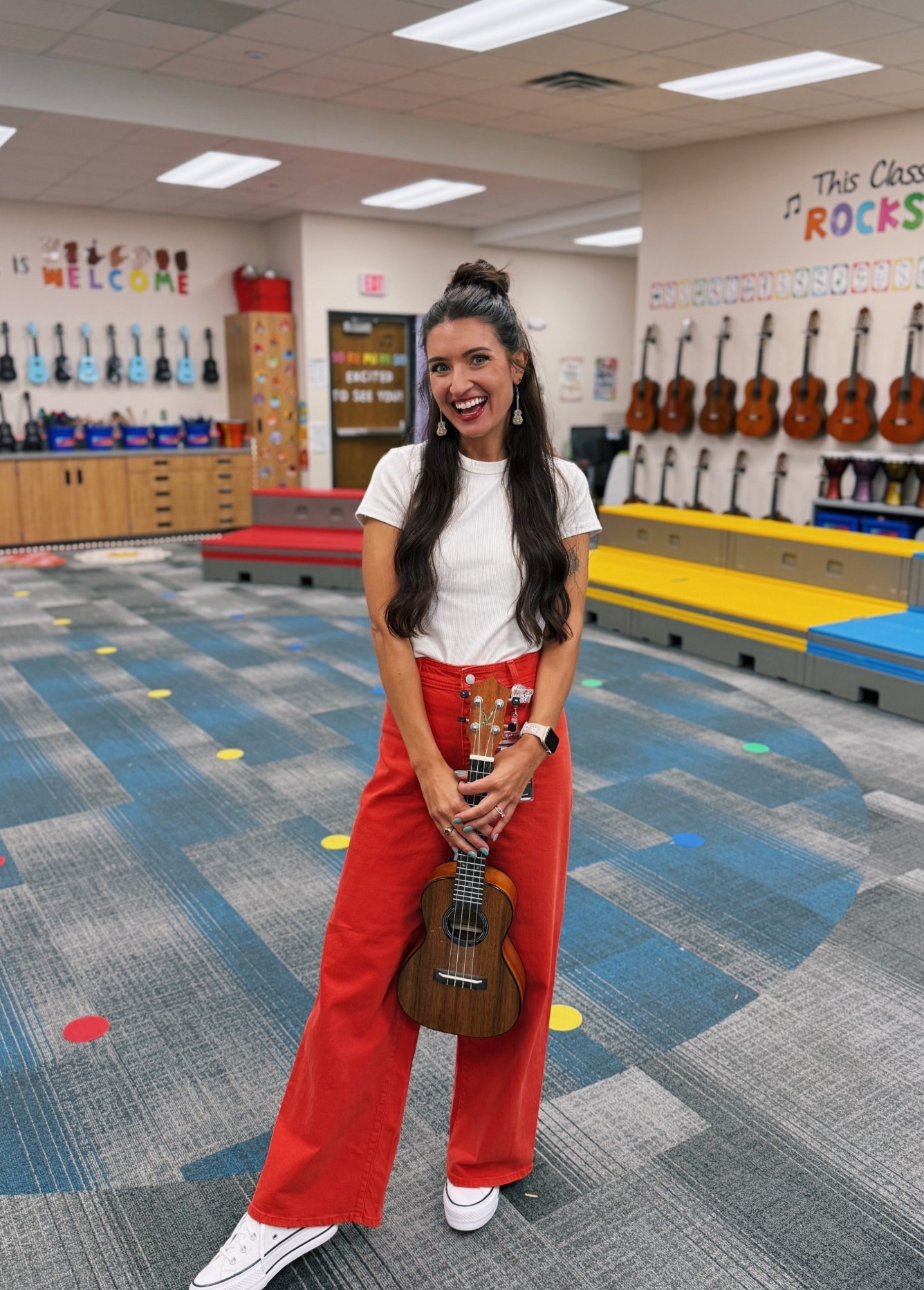 First day of school ootd 🎸🎶♥️

#LTKStyleTip #LTKFindsUnder50 #LTKWorkwear
