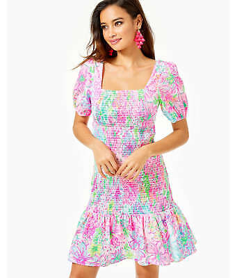 Lilly Pulitzer EVELINA SHIFT DRESS Multi Paradise Found Size XS/S/L  | eBay | eBay US