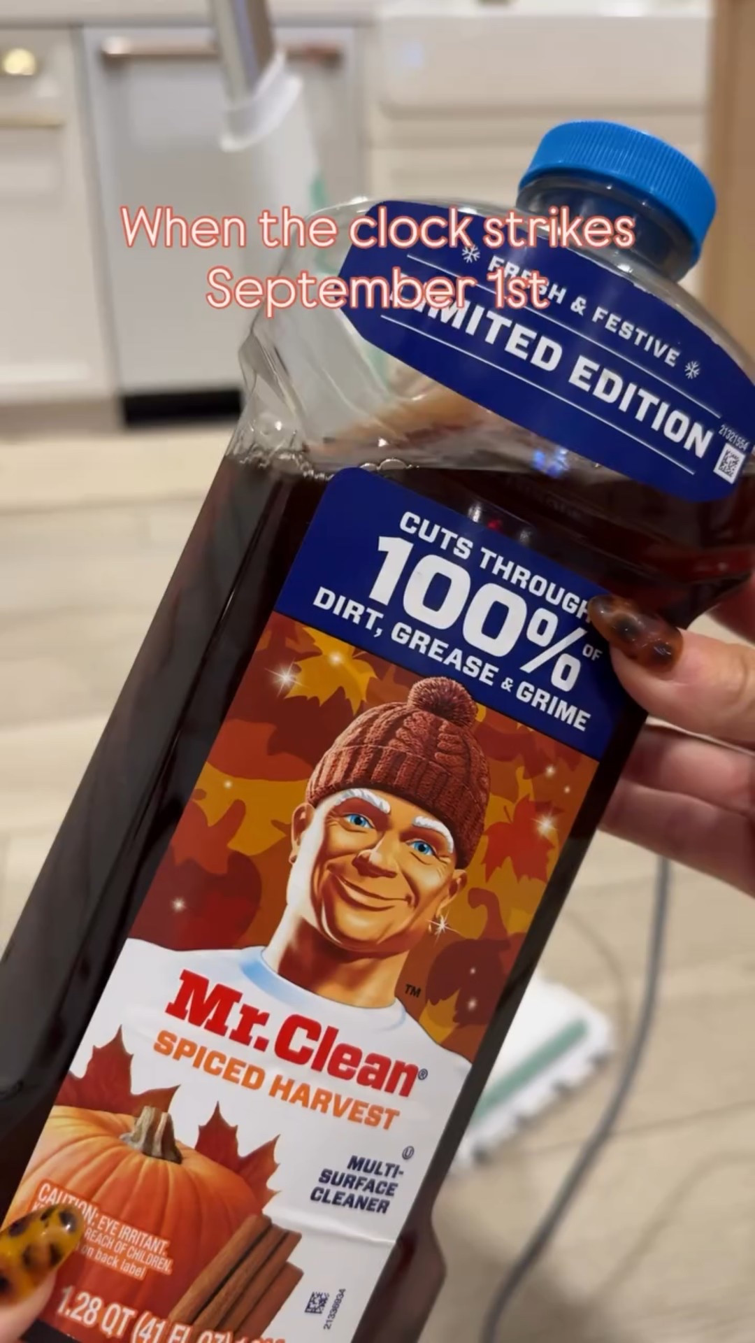 All bets are off now 🎃 #fallscents #fallcleaning #mrsmeyers #mrsmeyerscleanday #dovebodywash #pumpkinspiceeverything #pumpkinspiceseason #mrclean #fallleaves🍁🍂 #fallkitchen #justaddabow

#LTKOver40 #LTKSeasonal #LTKHome