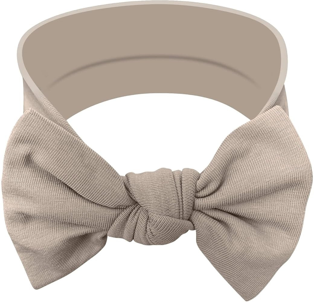 Baby Girl Headbands-Infant,Toddler Cotton Handmade Hairbands with Bows Child Hair Accessories | Amazon (US)