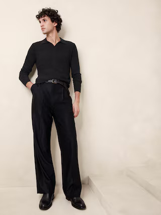 Stokke Cashmere-Silk Sweater Polo | Banana Republic (US)