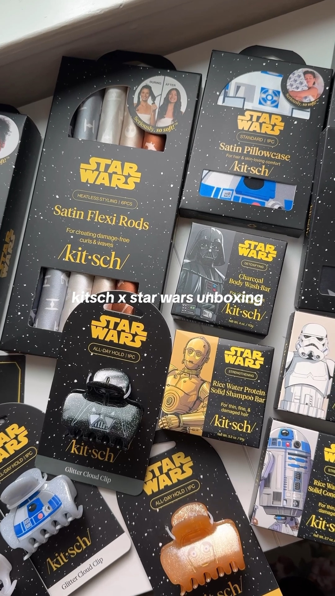 SALE on star wars x kitsch hair accessories!! 🌟 

As of this posting the scrunchies and a few other items appear to be sold out 😔

#starwars #hair #hairstyle 

#LTKFindsUnder50 #LTKBeauty #LTKSaleAlert