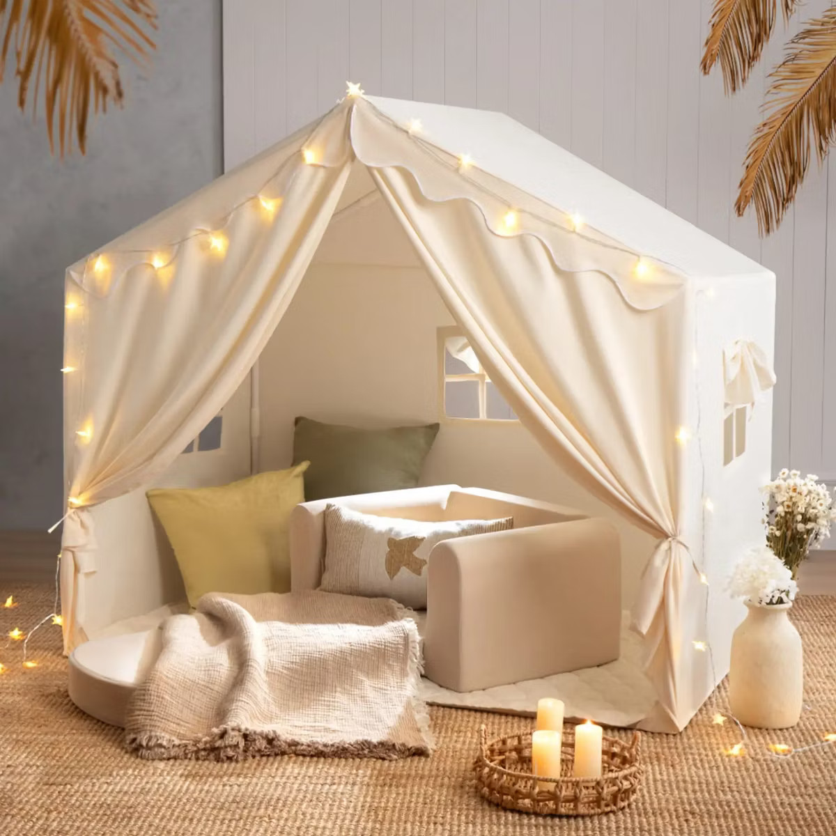 Tiny Land® Kids Tent – Large Cozy Tent with Star Lights | Target