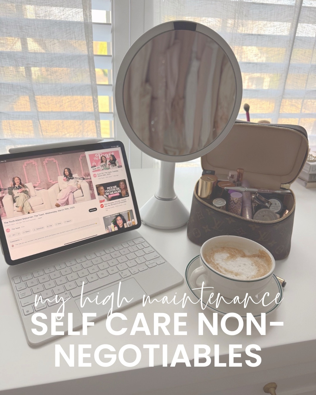 My high-maintenance self-care non-negotiables — the things I consistently make time for because they help me feel my best. Simple habits, everyday luxuries, and small routines that make a big difference.

#LTKdayinmylife #LTKmorningroutine #LTKselfcare