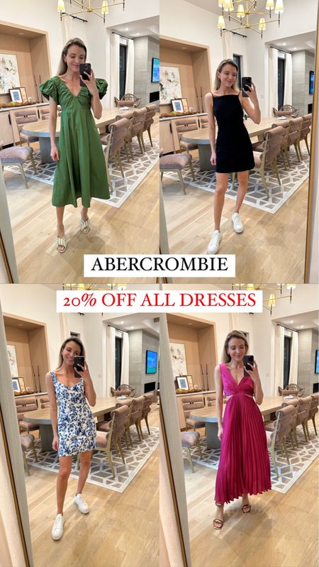 20% off all dresses from Abercrombie! Spring dresses, Easter dress, summer dress, vacation, travel outfit, date night 

#LTKunder100 #LTKsalealert #LTKSeasonal