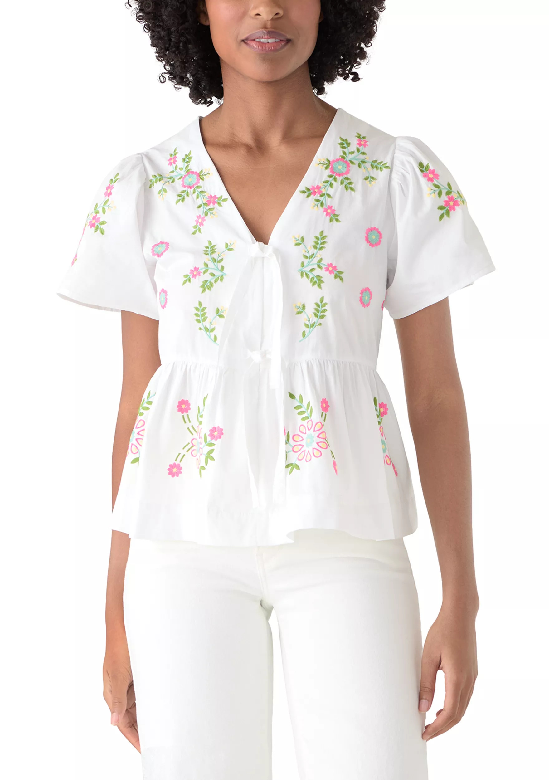 Women's Tie Front Top | Belk