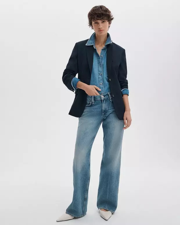 Saige Relaxed Straight Jeans | rag & bone
