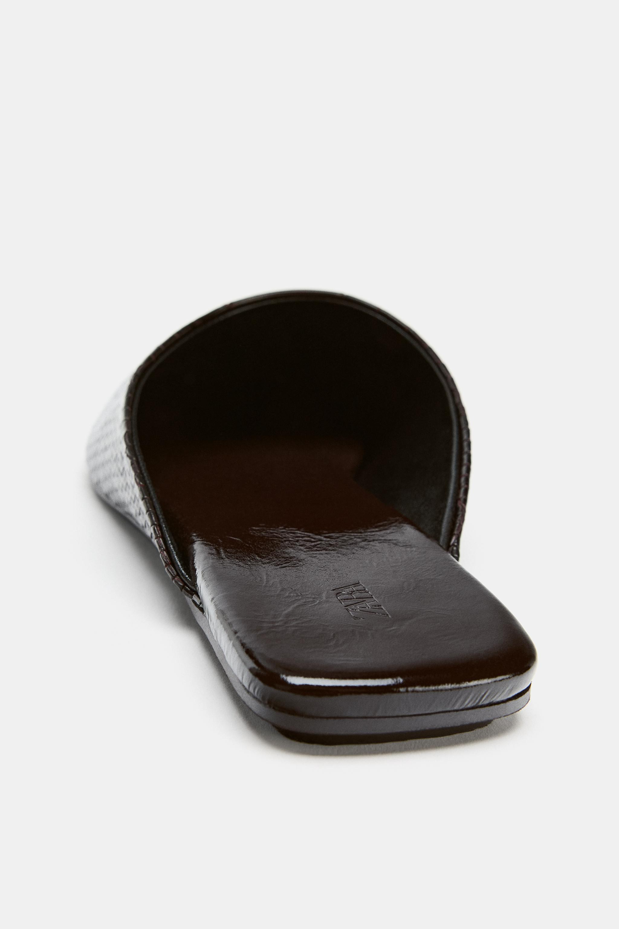 LIMITED EDITION LEATHER MULES | Zara US