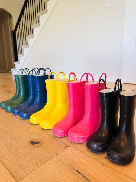 Grab this cute yellow rain boots from Amazon to prepare your kids for the rainy days!
#affordablefinds #shoeinspo #kidsfavorite #toddlerfashion

#LTKShoeCrush #LTKKids #LTKSeasonal