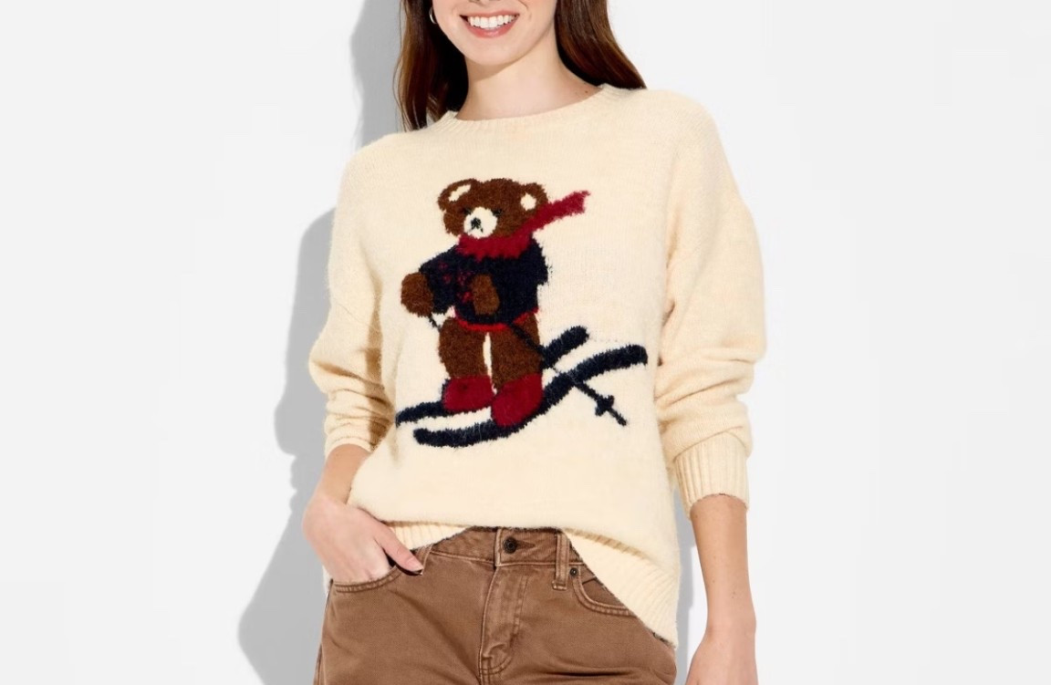 Adorable knit sweater look for less!! 🧸🎄

#LTKHoliday #LTKCyberWeek #LTKmomlife