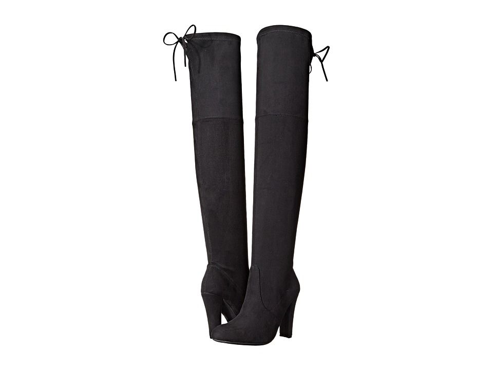 Steve Madden - Gorgeous (Black) Women's Dress Pull-on Boots | Zappos