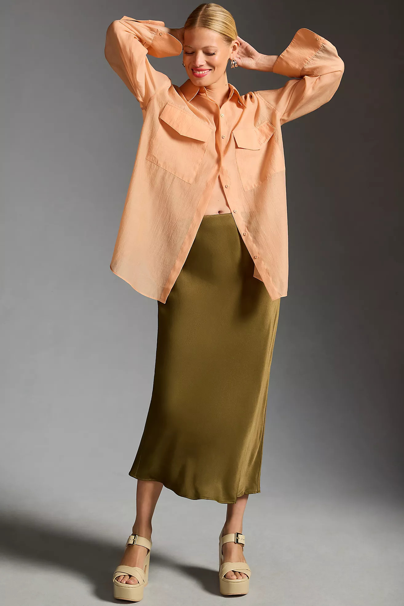 The Elyse Slip Skirt | Anthropologie (US)