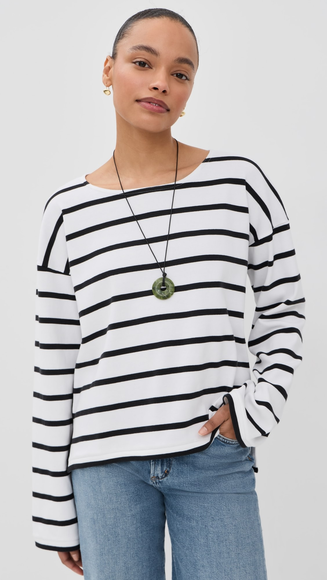 Long Sleeve Breton Tee | Shopbop